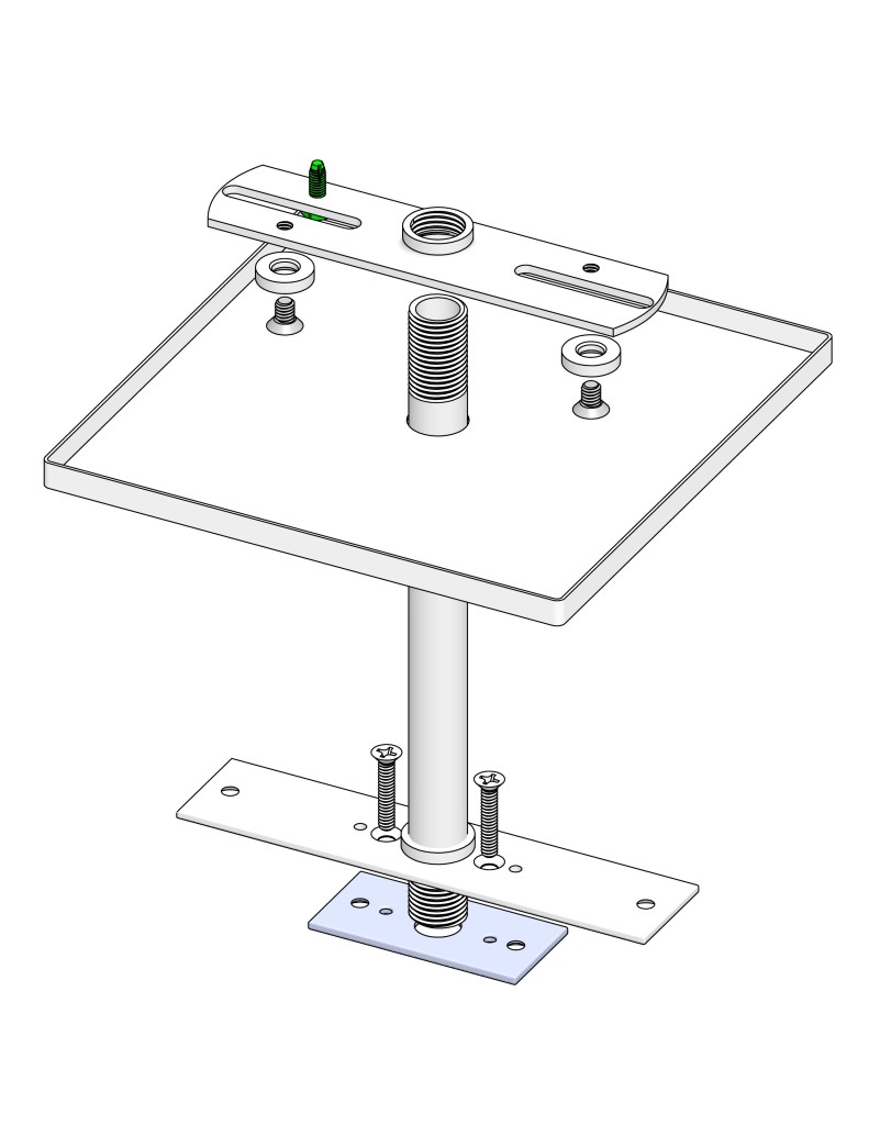 C415 MAG SQ EX Exit Sign Mounting - Pendant Systems